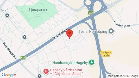 Lägenheter att hyra i Norrköping - kort over placeringen