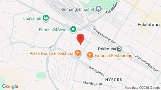 Lägenheter att hyra i Eskilstuna - kort over placeringen