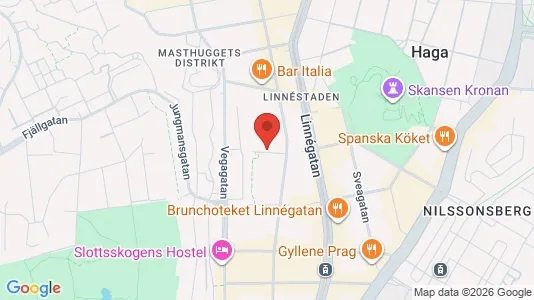 Lägenheter att hyra i Göteborg Centrum - kort over placeringen