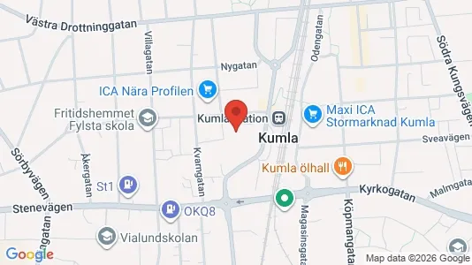 Lägenheter att hyra i Kumla - Bild från Google Street View