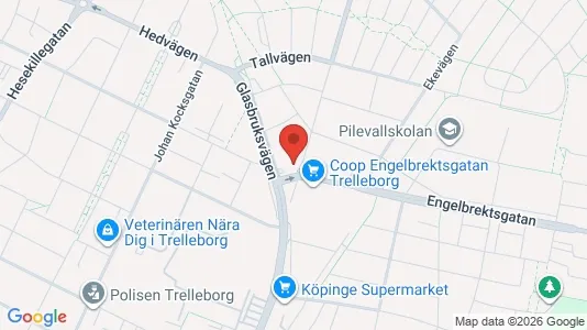 Lägenheter att hyra i Trelleborg - Bild från Google Street View