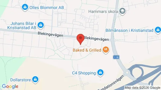 Lägenheter att hyra i Kristianstad - Bild från Google Street View