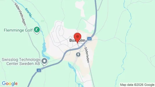 Hus att hyra i Boxholm - Bild från Google Street View