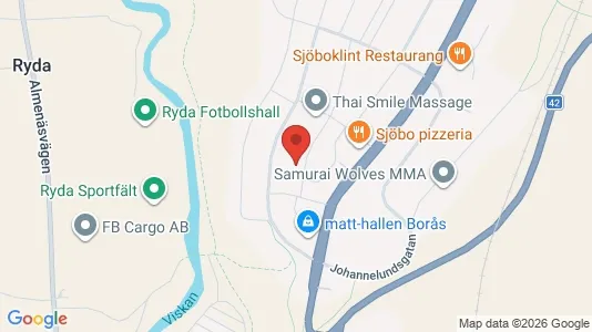 Lägenheter att hyra i Borås - kort over placeringen