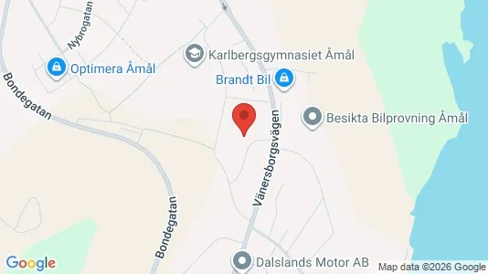 Lägenheter att hyra i Åmål - Bild från Google Street View