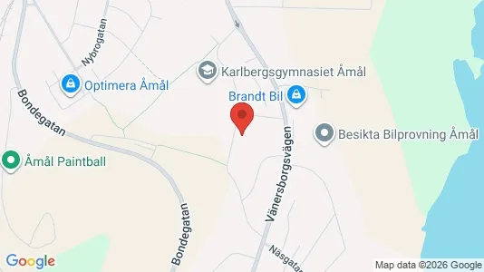 Lägenheter att hyra i Åmål - Bild från Google Street View