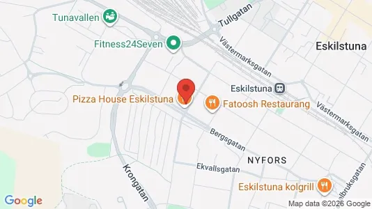 Lägenheter att hyra i Eskilstuna - kort over placeringen