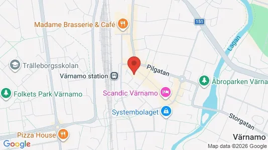 Lägenheter att hyra i Värnamo - Bild från Google Street View