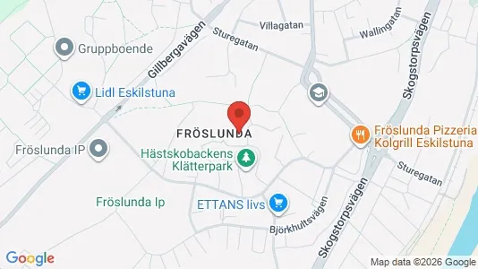 Lägenheter att hyra i Eskilstuna - kort over placeringen