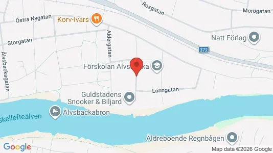 Lägenheter att hyra i Skellefteå - kort over placeringen