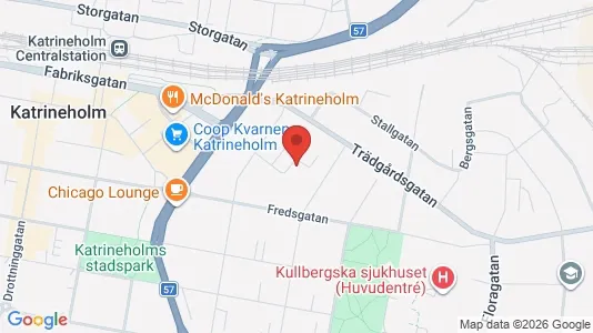 Lägenheter att hyra i Katrineholm - kort over placeringen