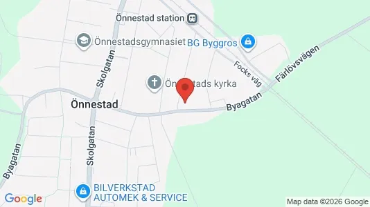 Lägenheter att hyra i Kristianstad - kort over placeringen