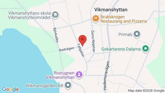 Lägenheter att hyra i Hedemora - kort over placeringen