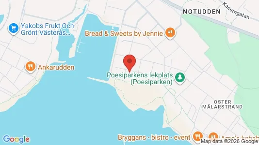 Lägenheter att hyra i Västerås - kort over placeringen