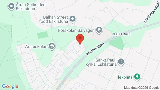 Lägenheter att hyra i Eskilstuna - kort over placeringen