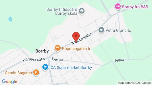 Lägenheter att hyra i Simrishamn - kort over placeringen