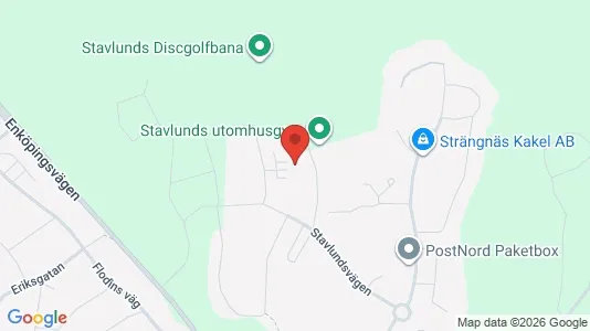 Lägenheter att hyra i Strängnäs - kort over placeringen