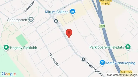 Lägenheter att hyra i Norrköping - kort over placeringen