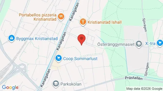 Lägenheter att hyra i Kristianstad - Bild från Google Street View