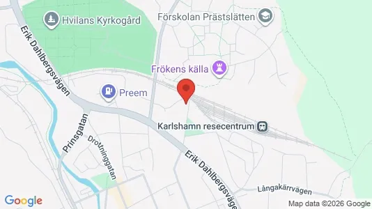 Lägenheter att hyra i Karlshamn - Bild från Google Street View