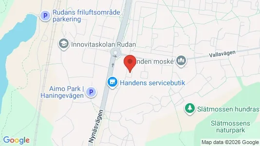 Lägenheter att hyra i Haninge - kort over placeringen