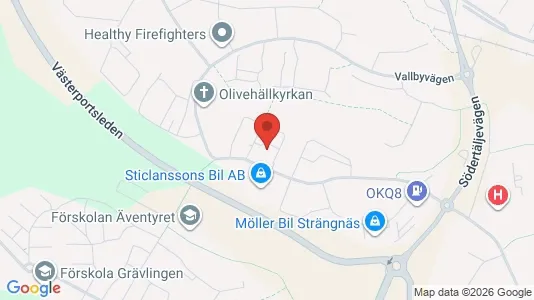 Lägenheter att hyra i Strängnäs - Bild från Google Street View