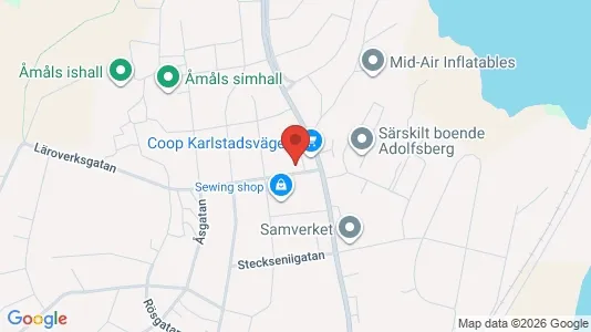 Lägenheter att hyra i Åmål - Bild från Google Street View