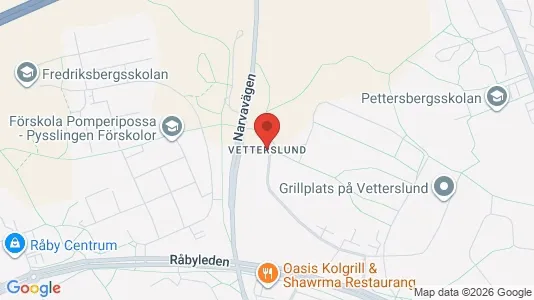 Lägenheter att hyra i Västerås - kort over placeringen
