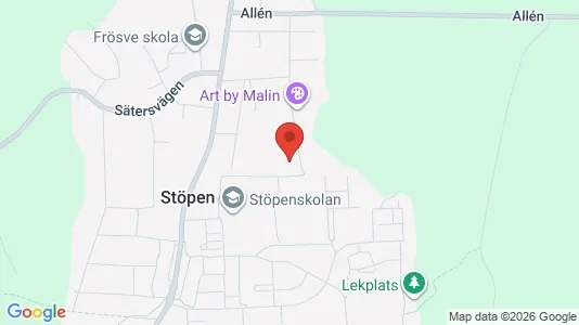 Lägenheter att hyra i Skövde - kort over placeringen