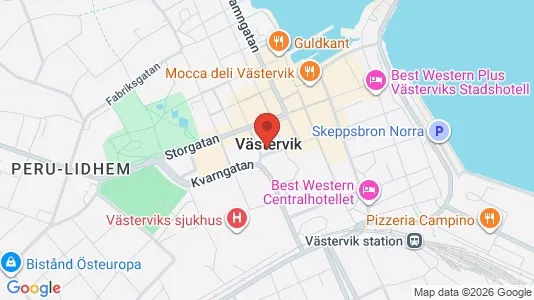 Lägenheter att hyra i Västervik - Bild från Google Street View