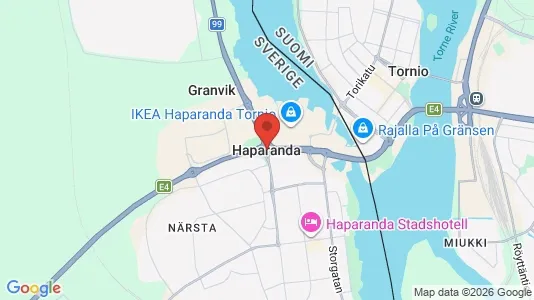 Rum att hyra i Haparanda - Bild från Google Street View