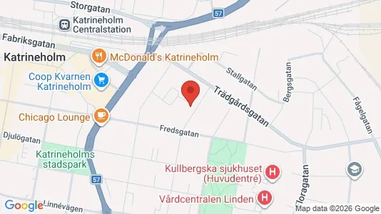 Lägenheter att hyra i Katrineholm - kort over placeringen