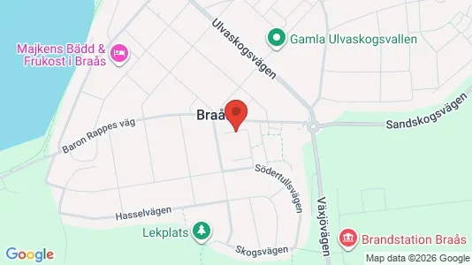 Lägenheter att hyra i Växjö - kort over placeringen
