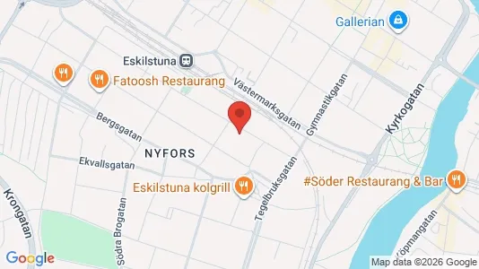 Lägenheter att hyra i Eskilstuna - kort over placeringen