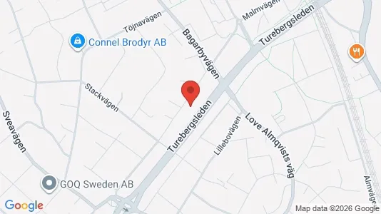 Lägenheter att hyra i Sollentuna - kort over placeringen