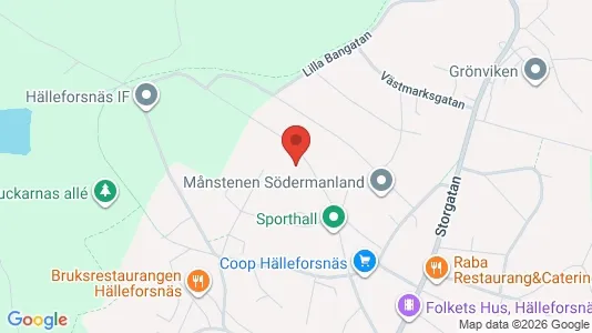 Lägenheter att hyra i Flen - kort over placeringen