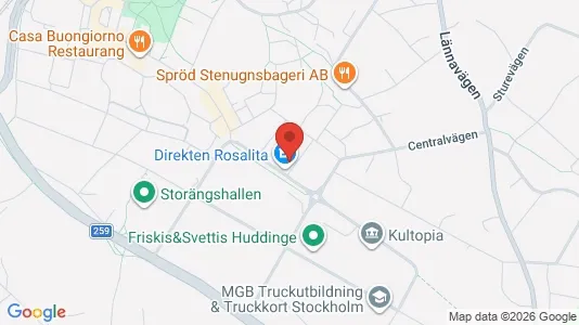 Lägenheter att hyra i Huddinge - Bild från Google Street View