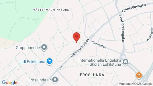 Lägenheter att hyra i Eskilstuna - kort over placeringen