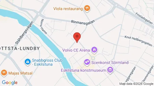 Lägenheter att hyra i Eskilstuna - kort over placeringen