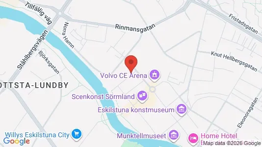 Lägenheter att hyra i Eskilstuna - kort over placeringen