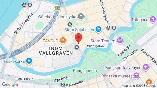 Lägenheter att hyra i Göteborg Centrum - kort over placeringen