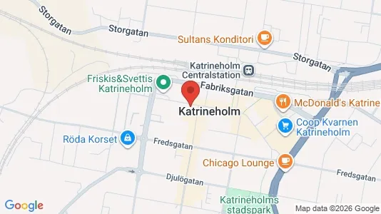 Lägenheter att hyra i Katrineholm - kort over placeringen