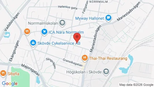 Lägenheter att hyra i Skövde - Bild från Google Street View