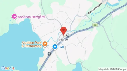 Hus att hyra i Lerum - Bild från Google Street View