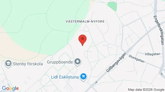 Lägenheter att hyra i Eskilstuna - kort over placeringen