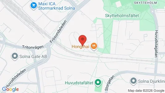 Lägenheter att hyra i Solna - Bild från Google Street View