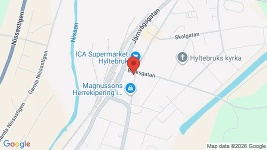 Lägenheter att hyra i Hylte - Bild från Google Street View