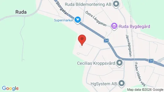 Lägenheter att hyra i Högsby - Bild från Google Street View