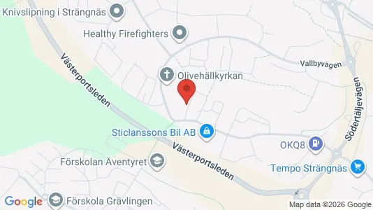 Lägenheter att hyra i Strängnäs - Bild från Google Street View