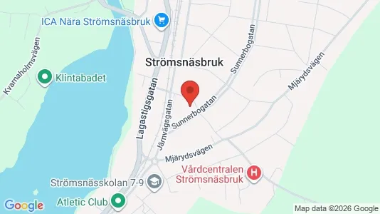 Lägenheter att hyra i Markaryd - kort over placeringen